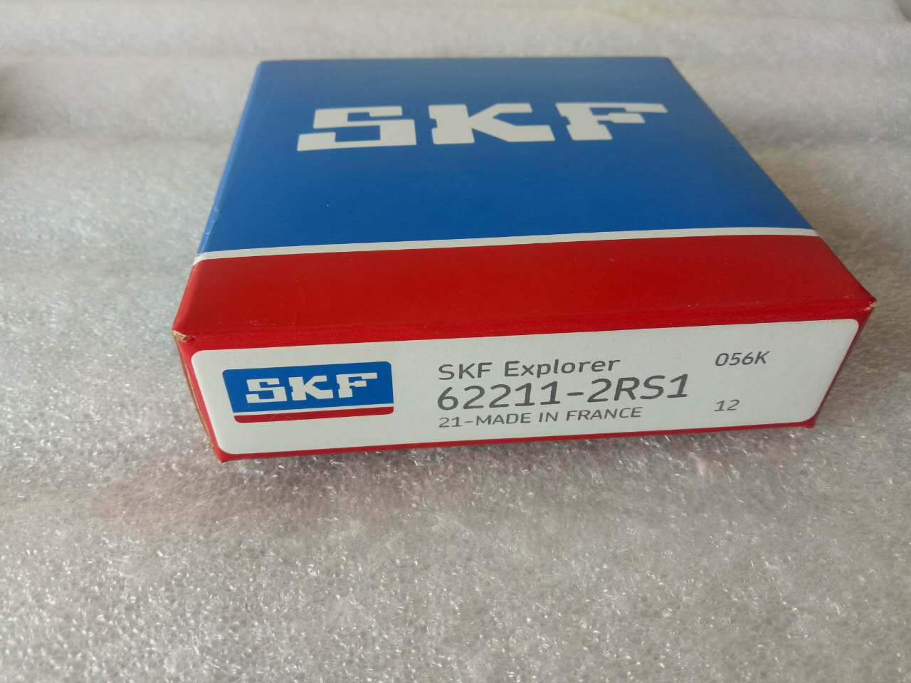 SKF origin import bearing 62211-2RS1 stock 55x100x25mm