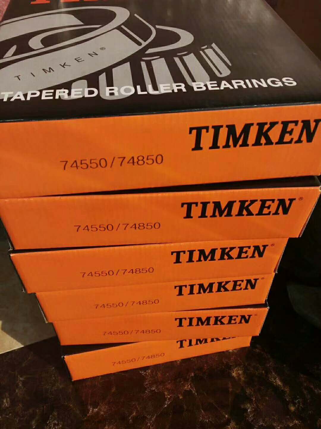TIMKEN brand inch tapered roller bearings 74550 74850 with single row