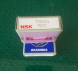 NSK angular contact ball bearing 7002A made in Japan size 15*32*9 mm